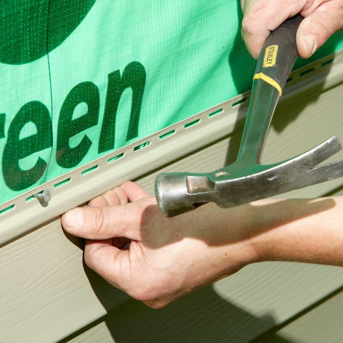 vinyl siding tips nail