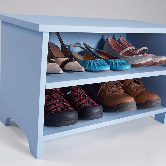 shoe organizer shoe bench
