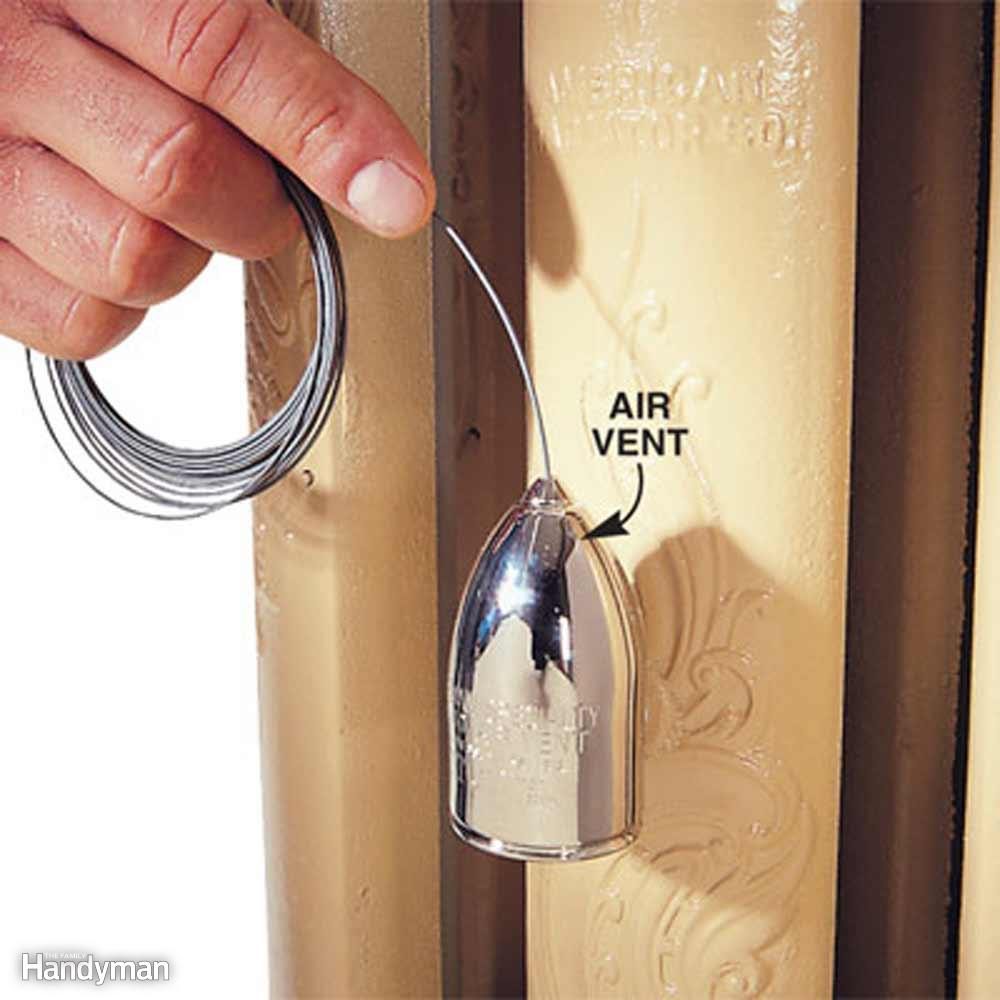 Clear a Steam Radiator Vent