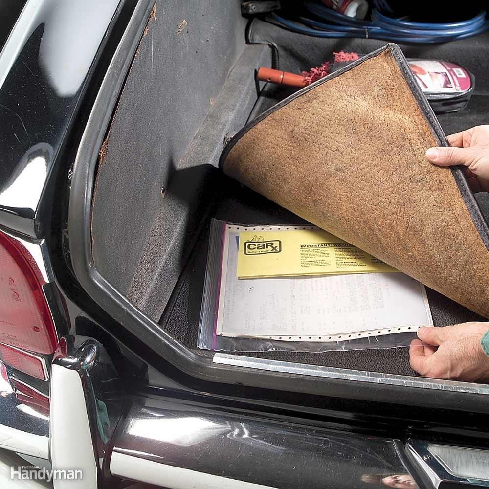 Car-Care File in the Trunk