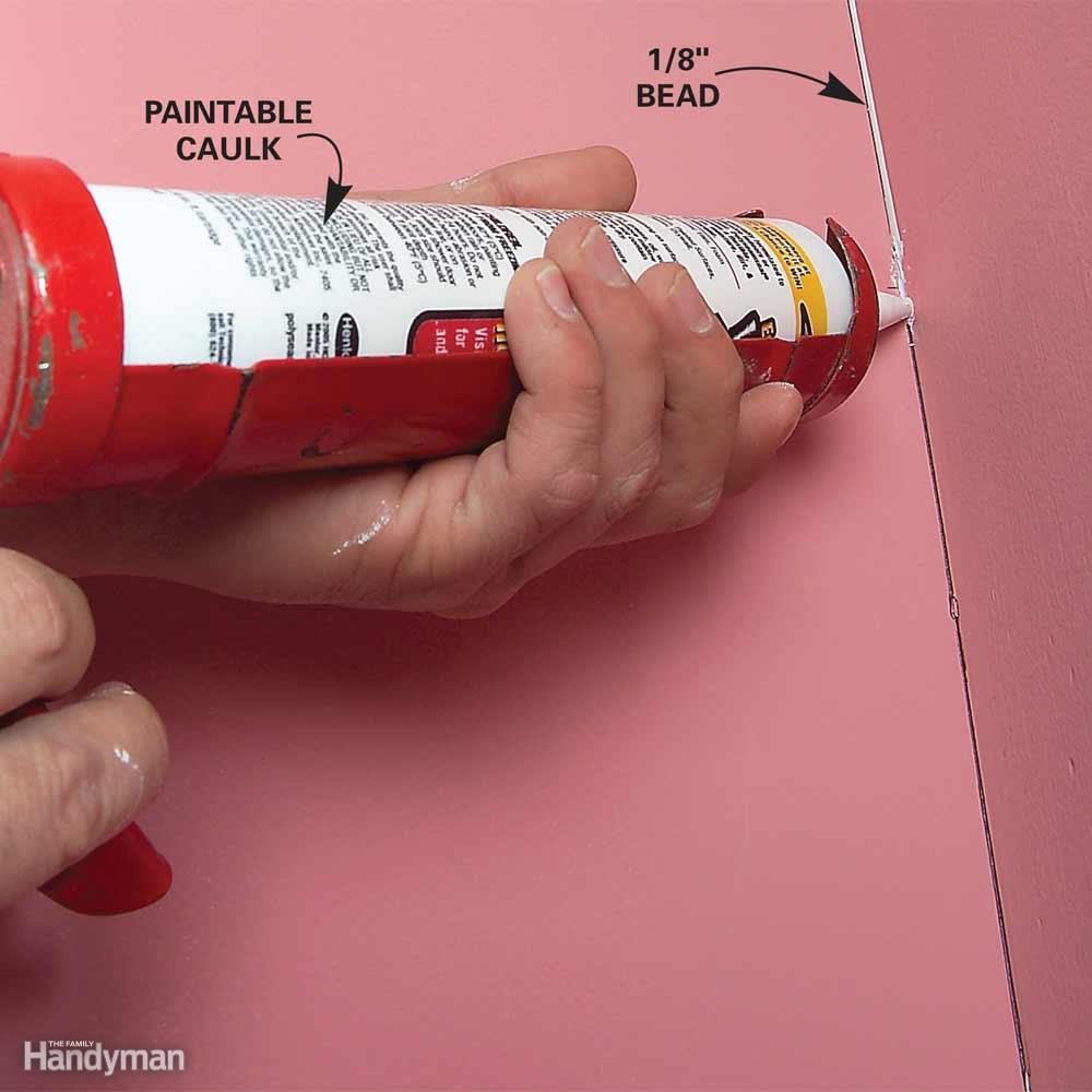 Caulk Cracks at Inside Corners