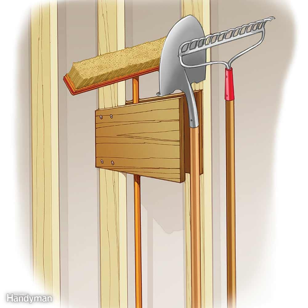 Garage-Wall Tool Holder