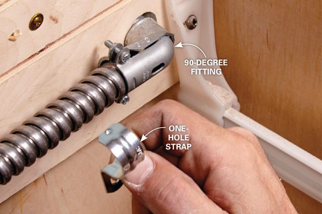 secure conduit with straps