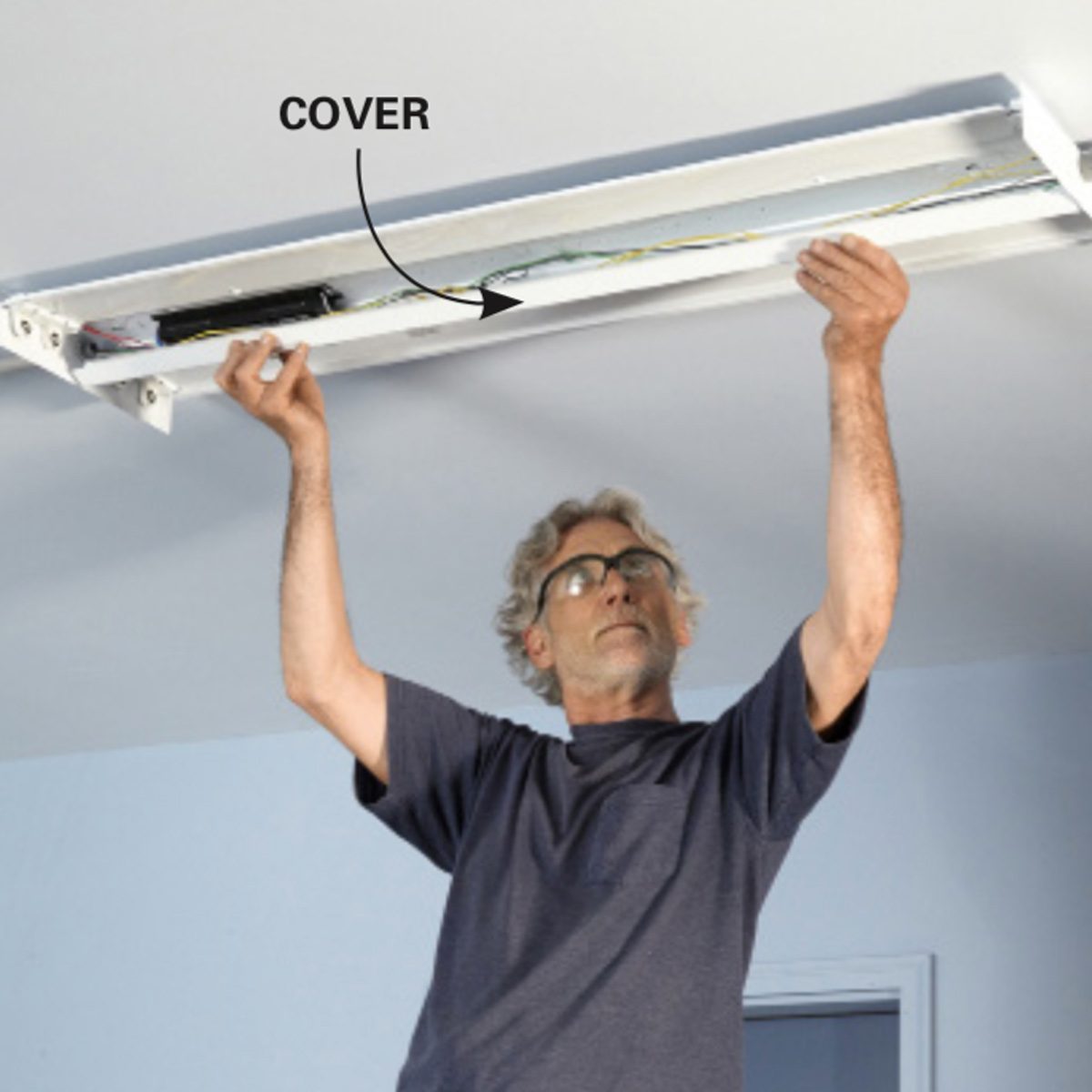 installing lighting cover