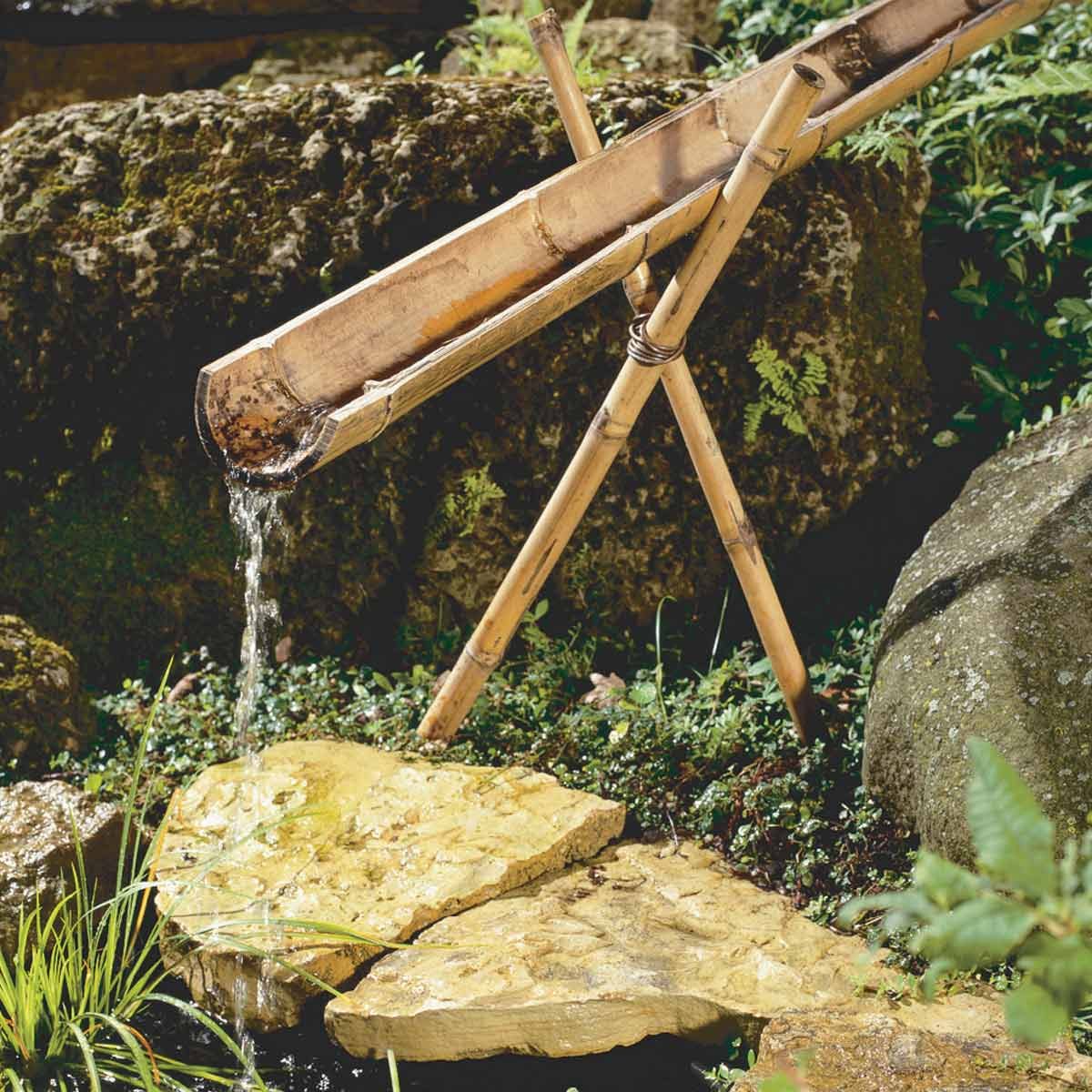 bamboo water feature