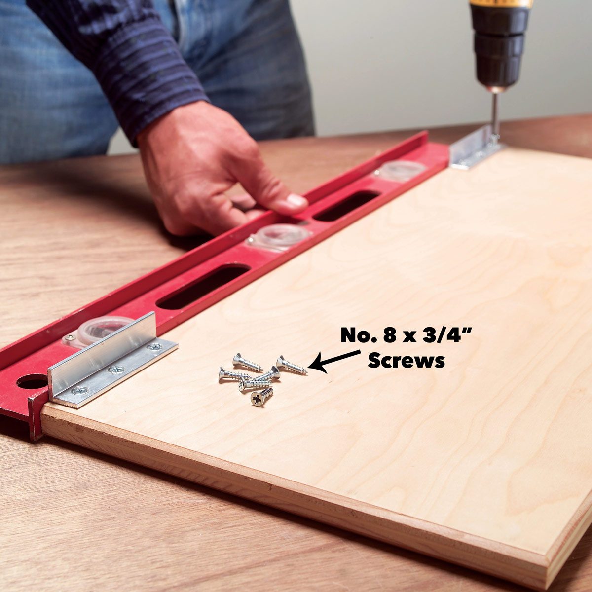 Mount the cleats to the shelves