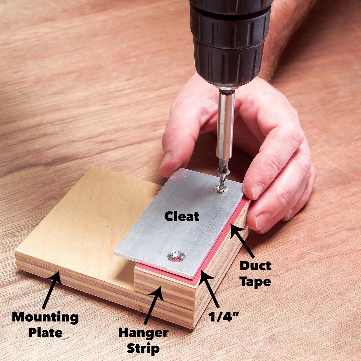 assemble mounting plates