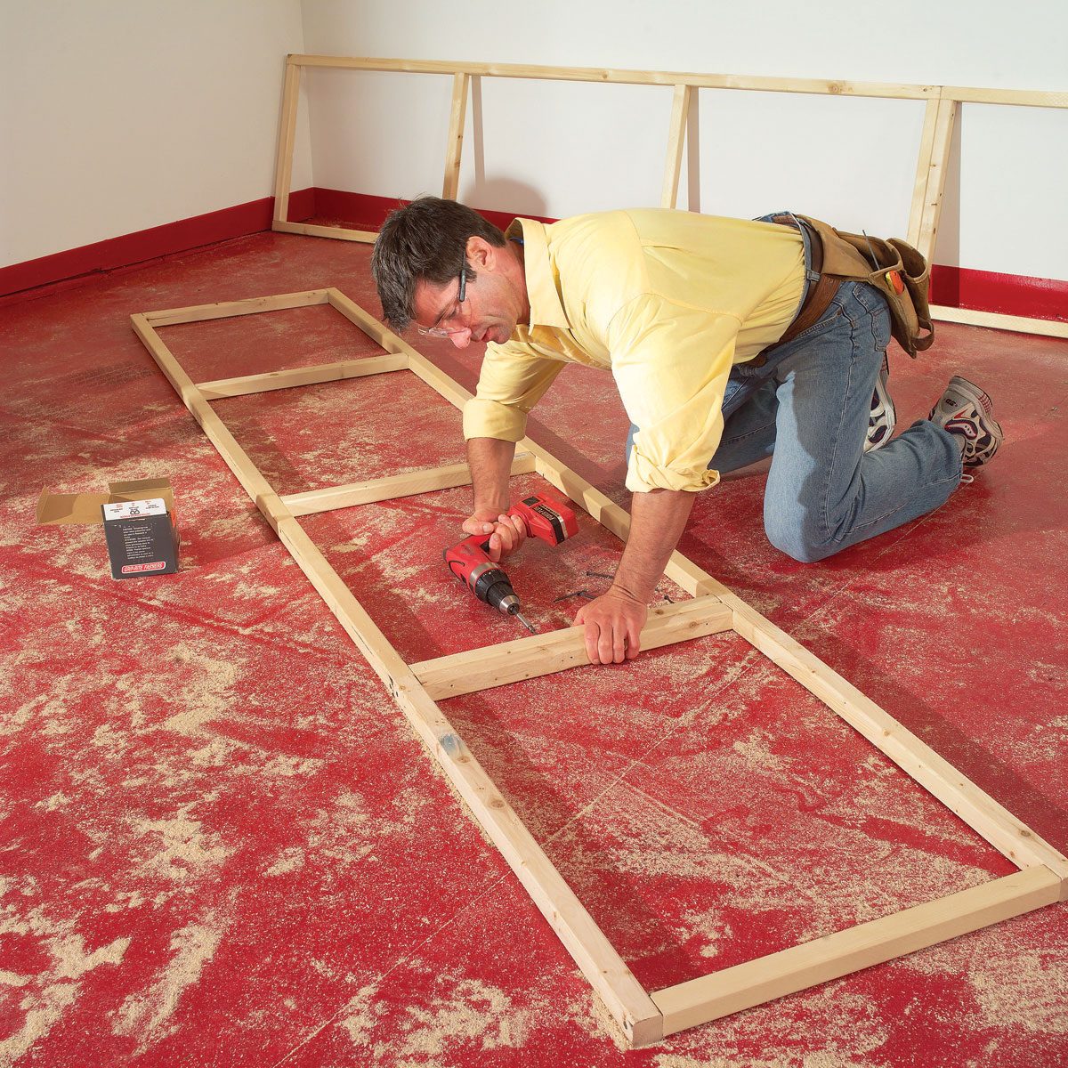 Assemble the ladder rails