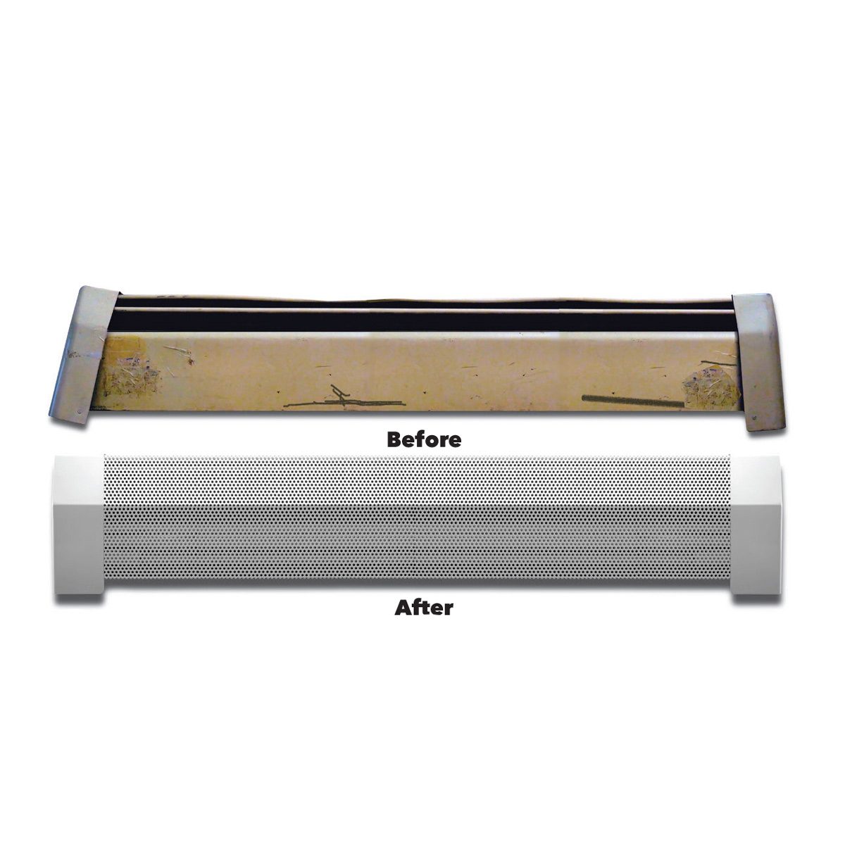Replace Baseboard Heater Covers