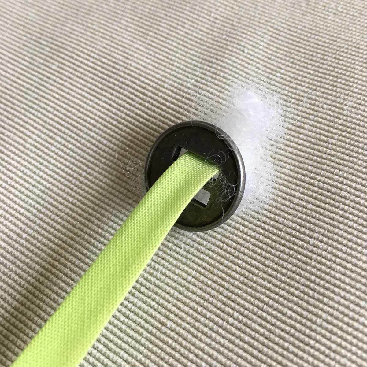 One-button pillow ties