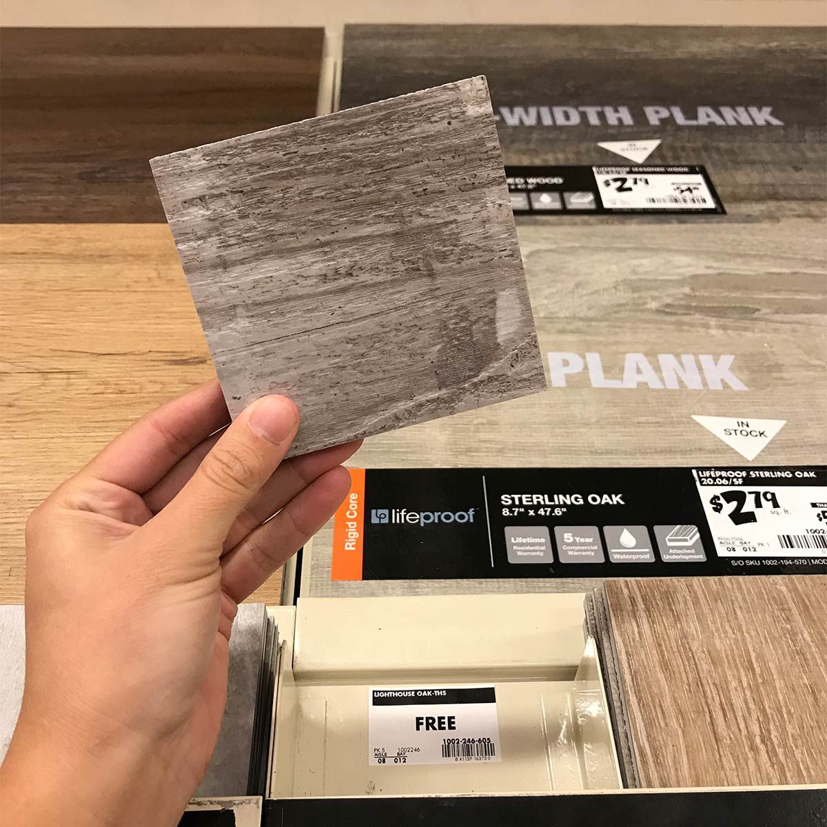 flooring sample coasters