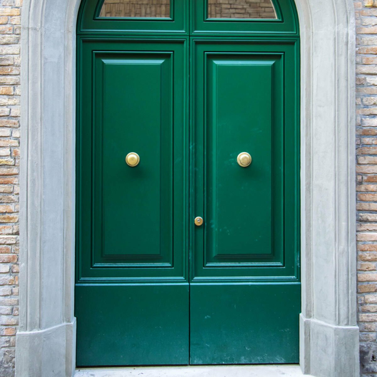 hunter dark green front door