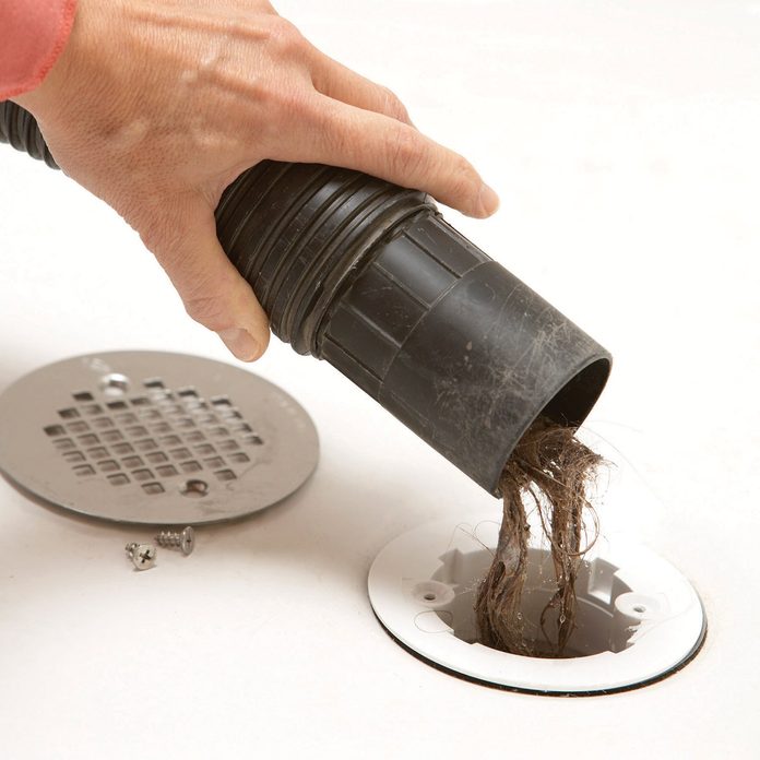 wet dry vacuum drain clogs