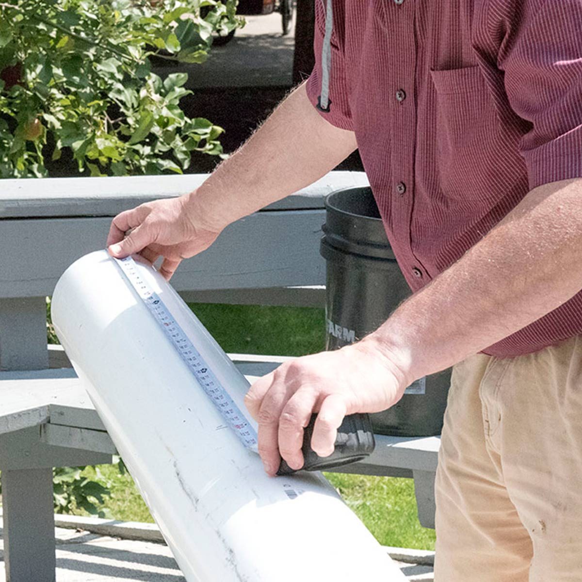 Mark the Pipe for Cutting