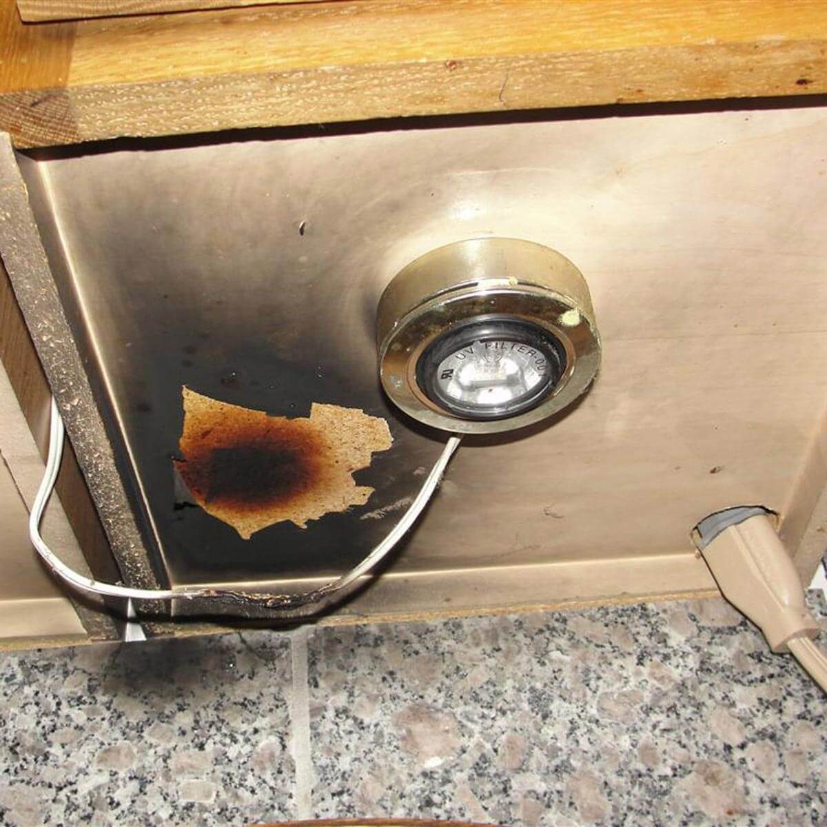 Occasionally candle flames can really get hot