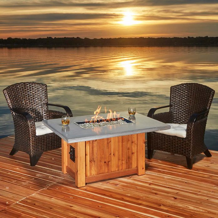 fabulous fire table april 2017 DIY cabin