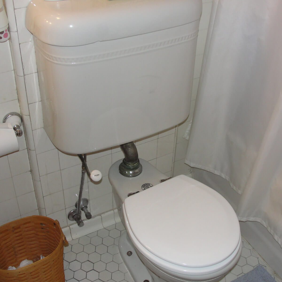 Stick shift toilet