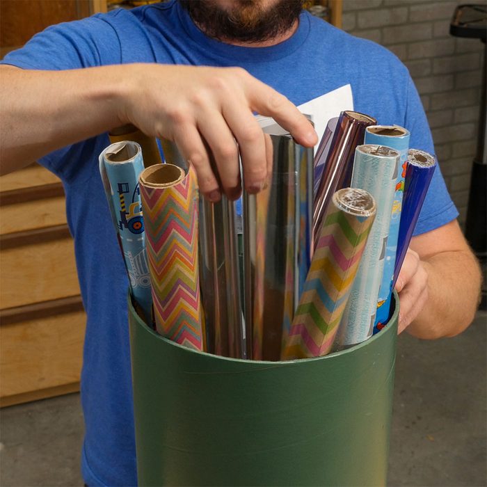HH sonotube wrapping paper storage container