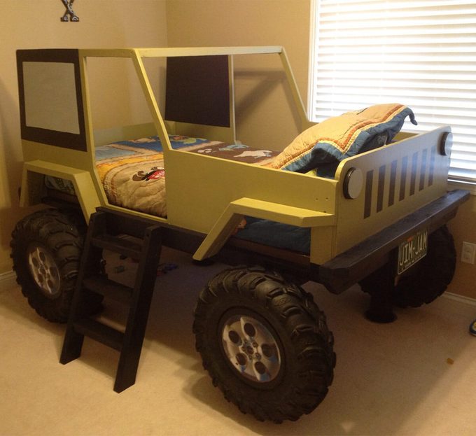 boy jeep bed