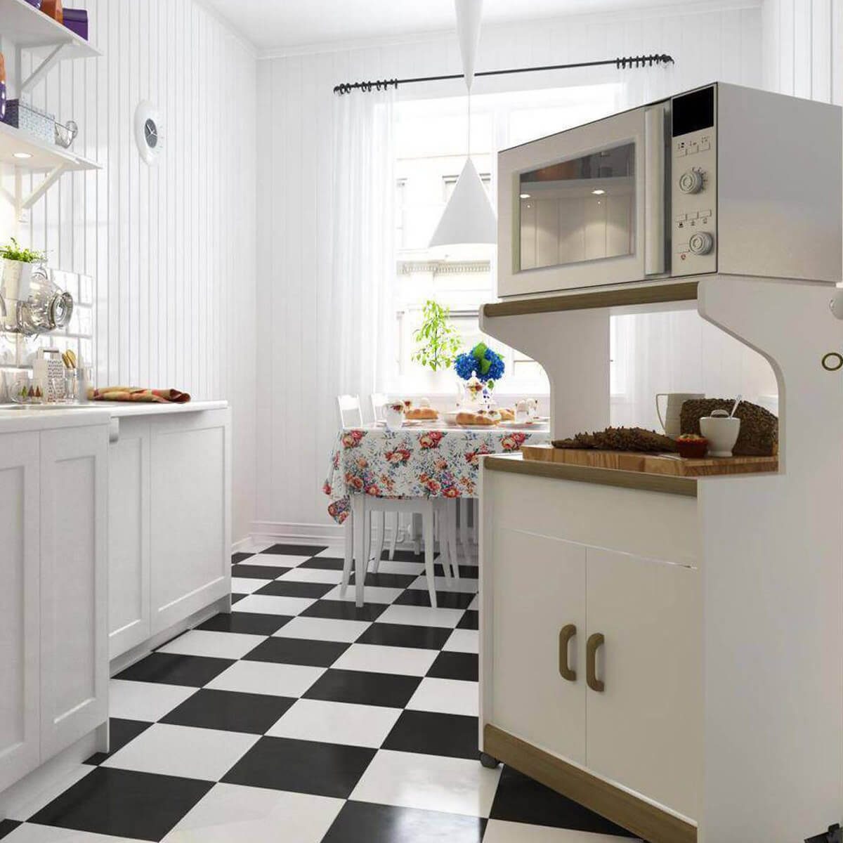 kitchen-microwave-stand