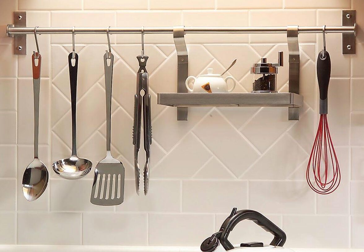 Decorative Backsplash Rack