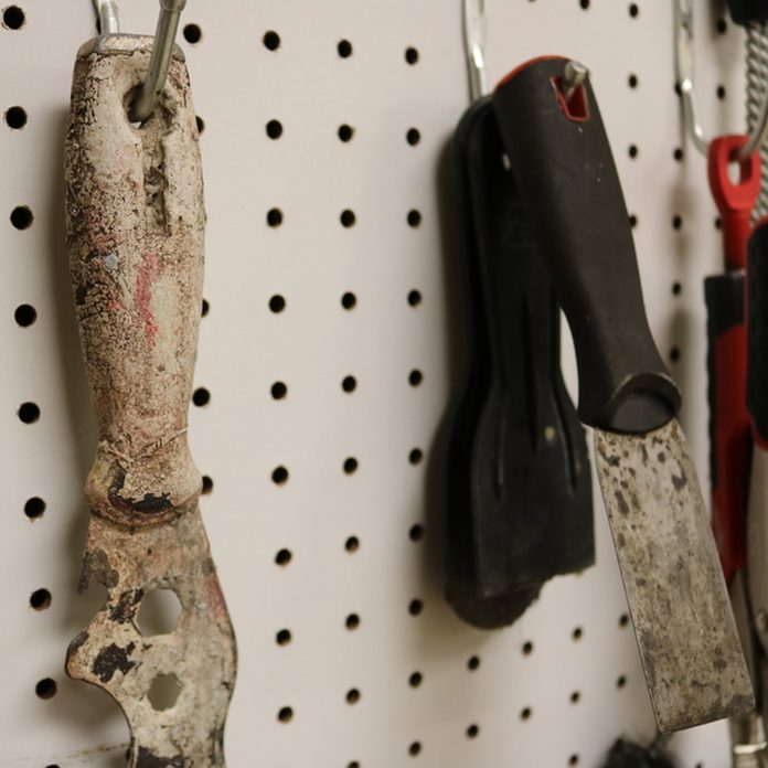 dfh4_shutterstock_750907504 pegboard organizer tools