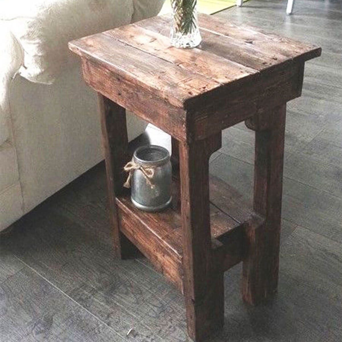 pallet end table