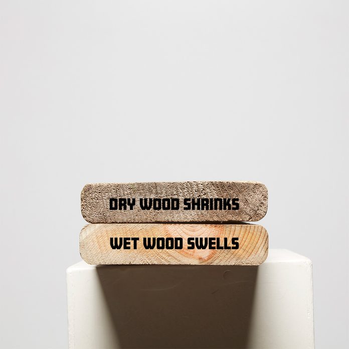 Movement is caused by moisture