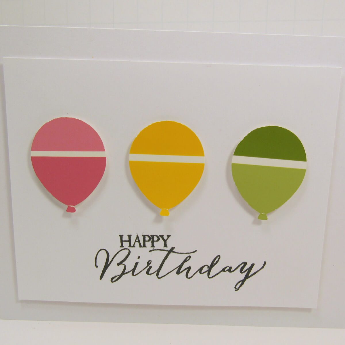 Paint Sample Birthday Card
