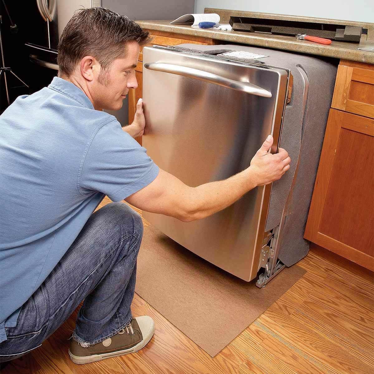 Dishwasher removal installation