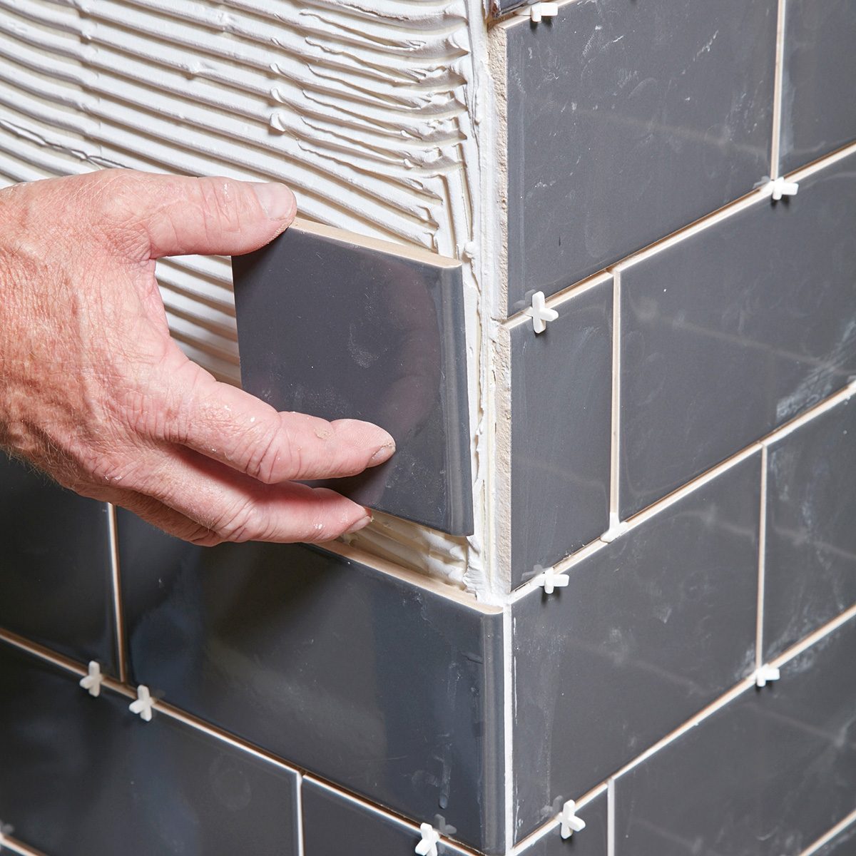 Install the bull nose