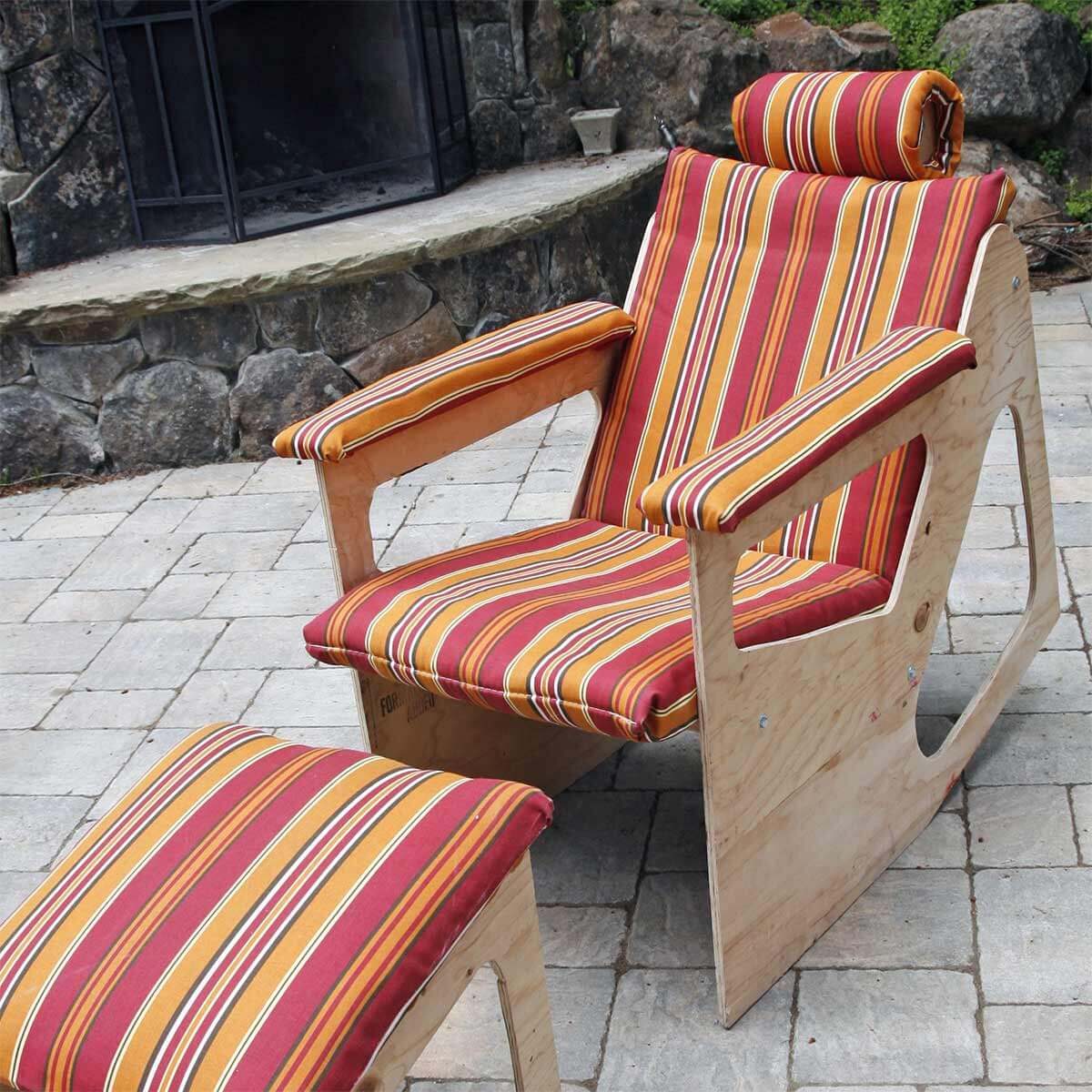 Plywood Rocker/Recliner
