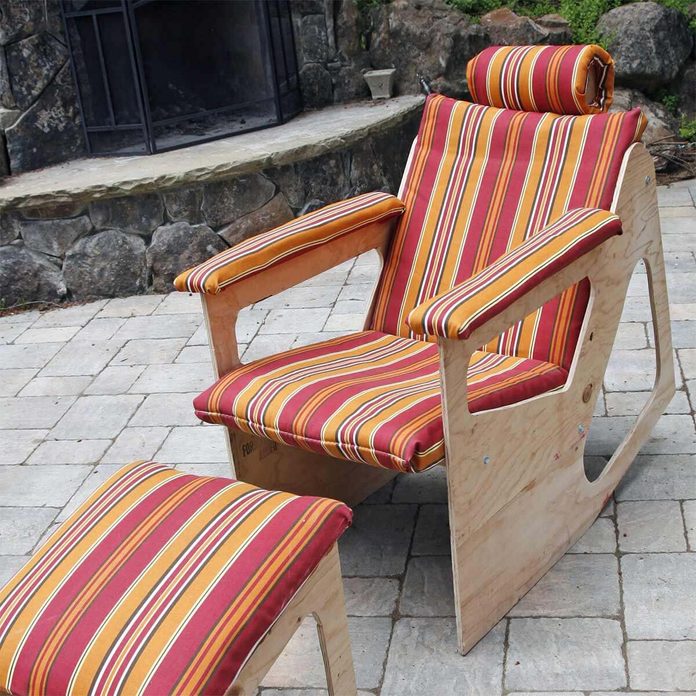 Plywood Rocker/Recliner