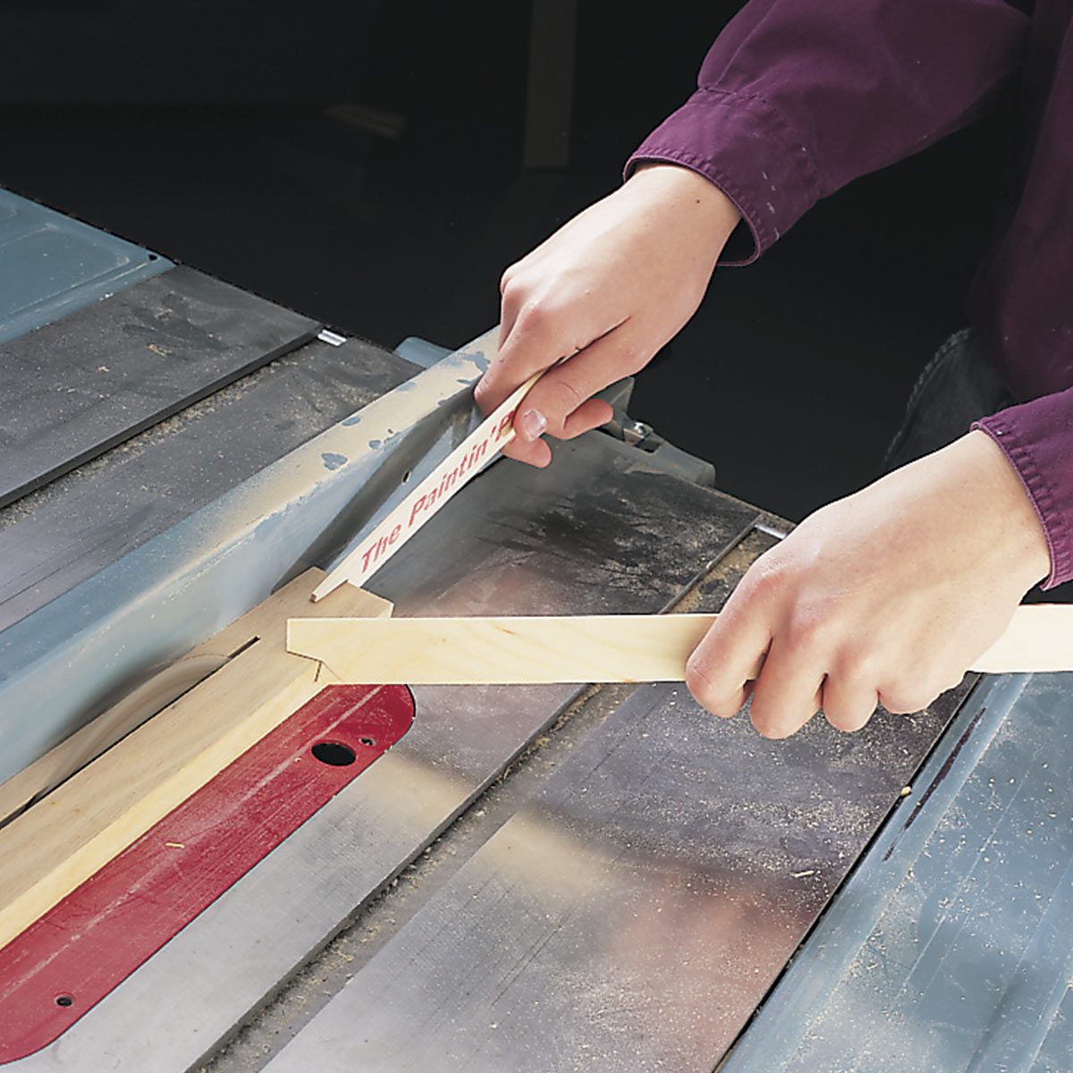 stir stick push stick