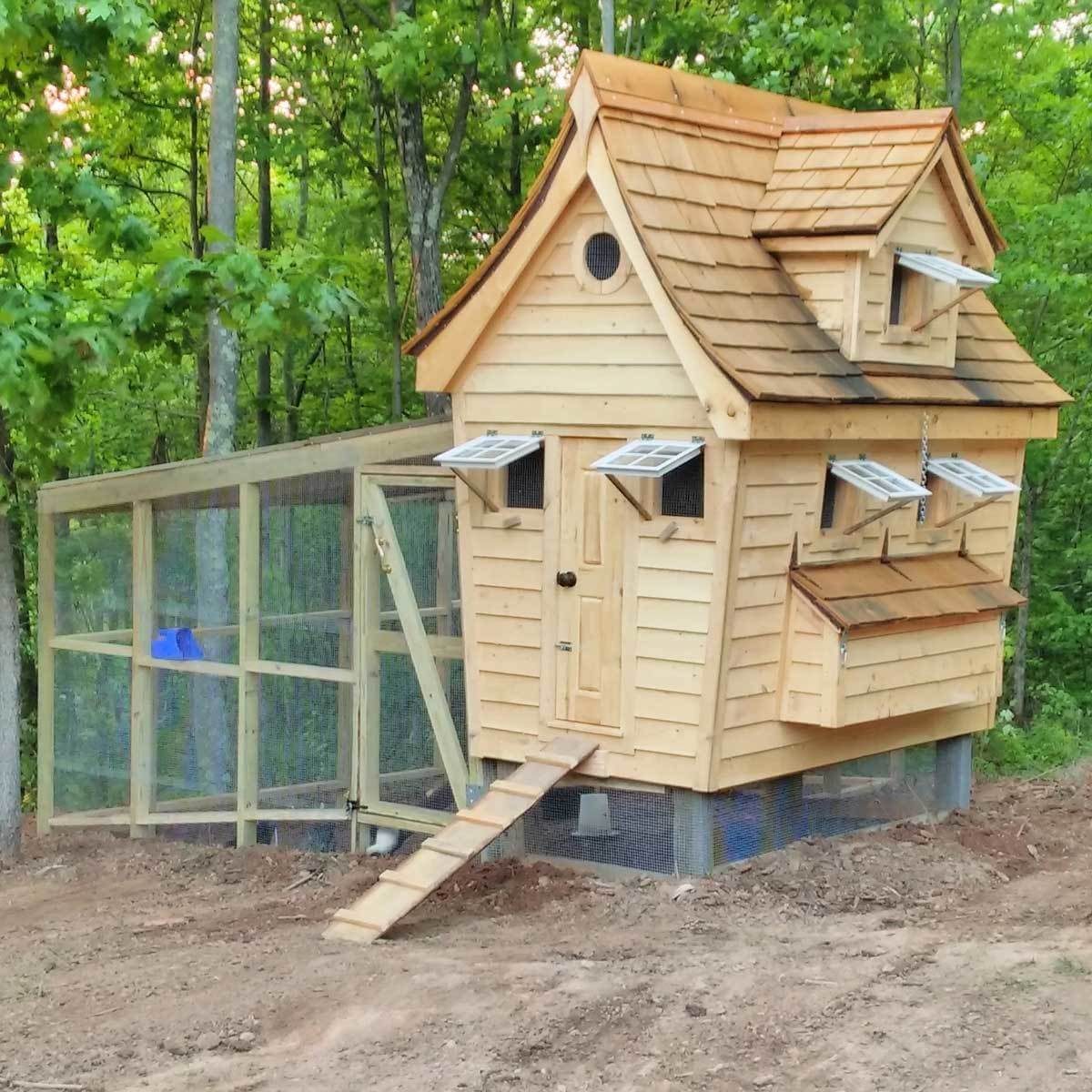 storybook style chicken coop