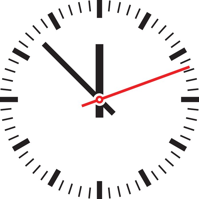 analog clock face