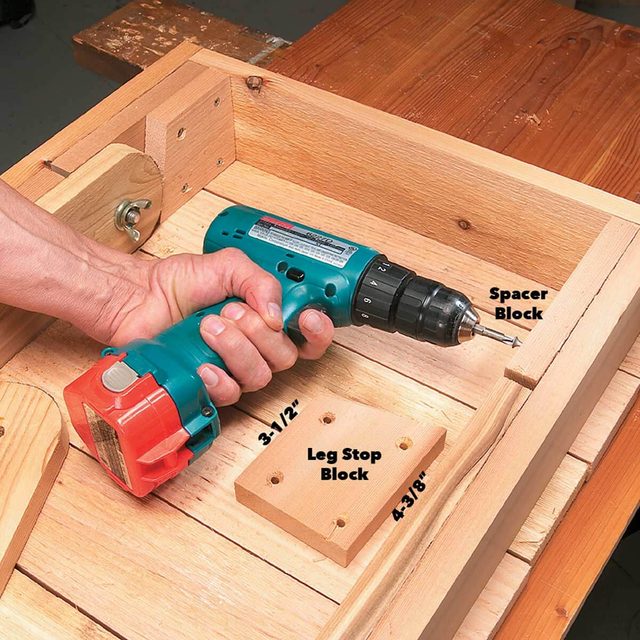 grill table spacer blocks