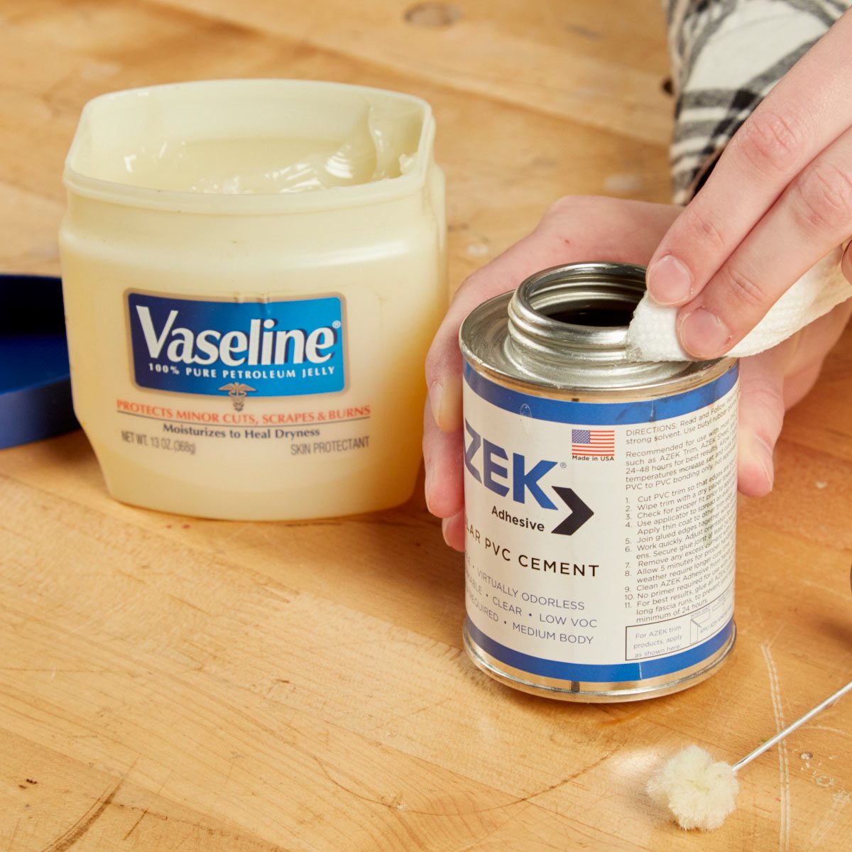 HH vaseline glue lid