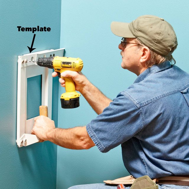 end bracket wire shelves template