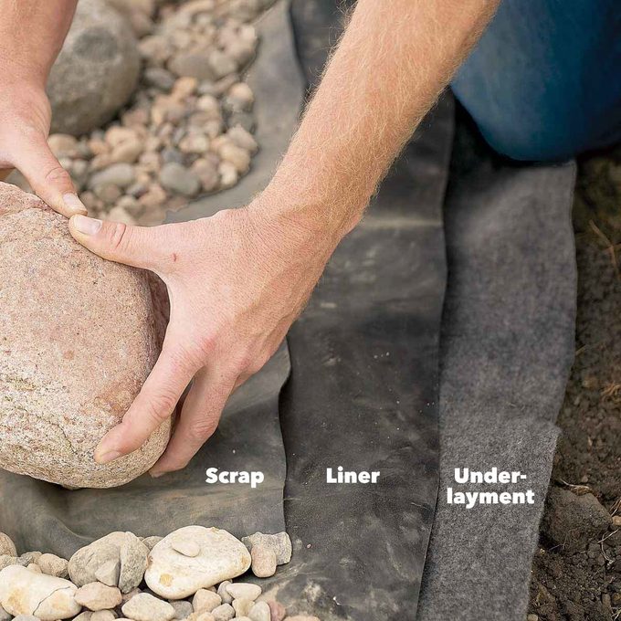 backyard fish pond liner