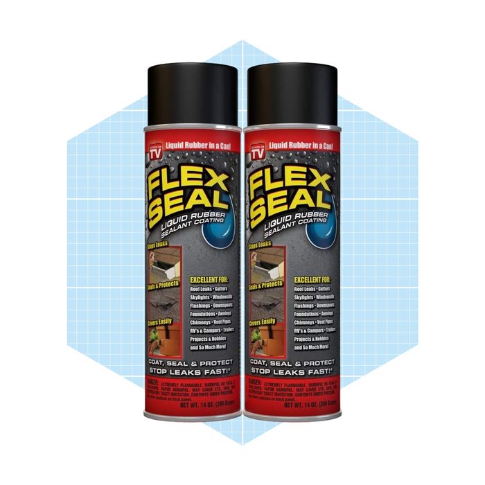 Two spray cans labeled 