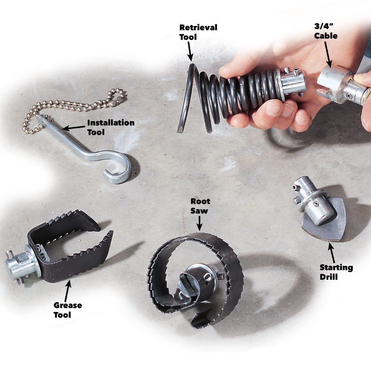 drain cleaning tools