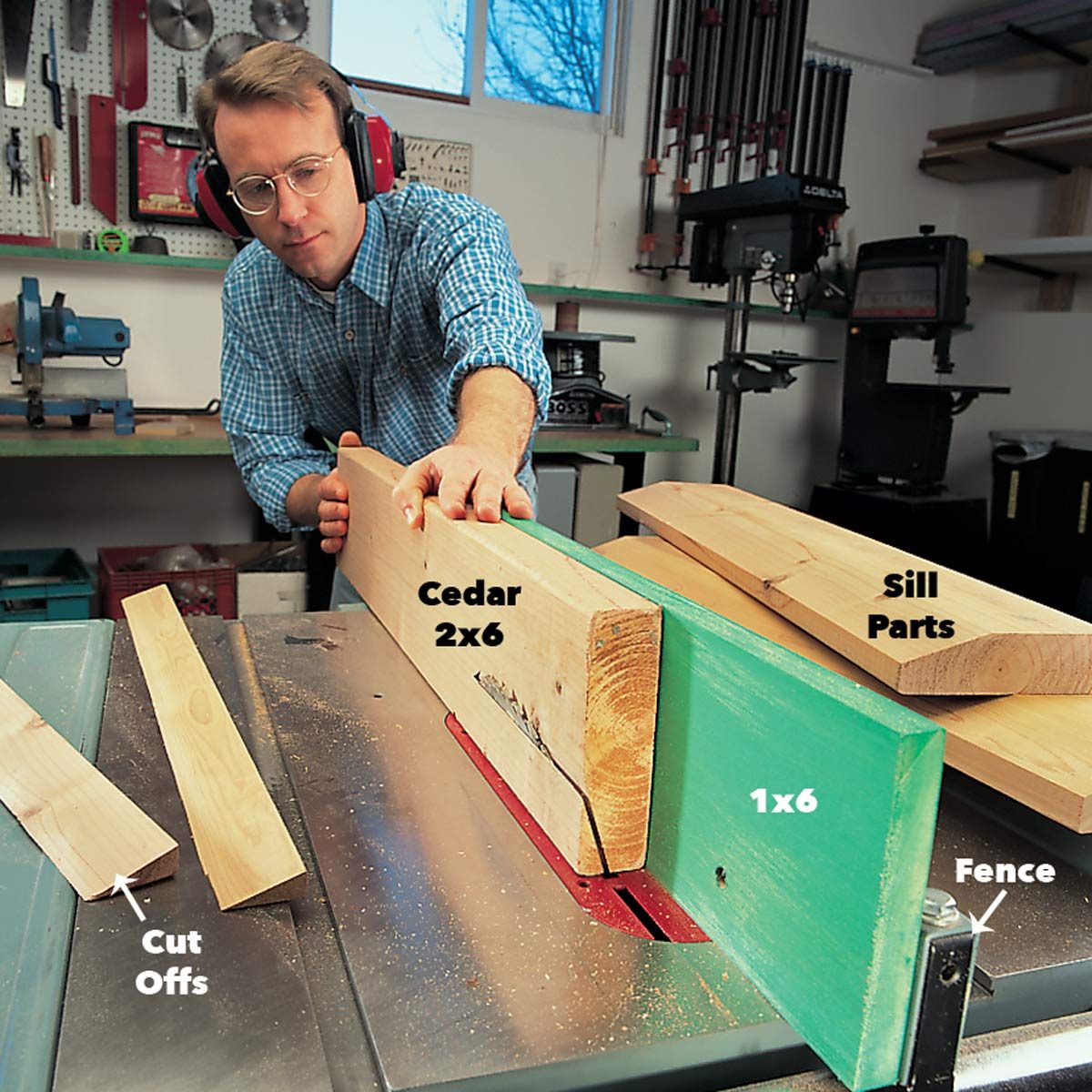 bevel and sill parts