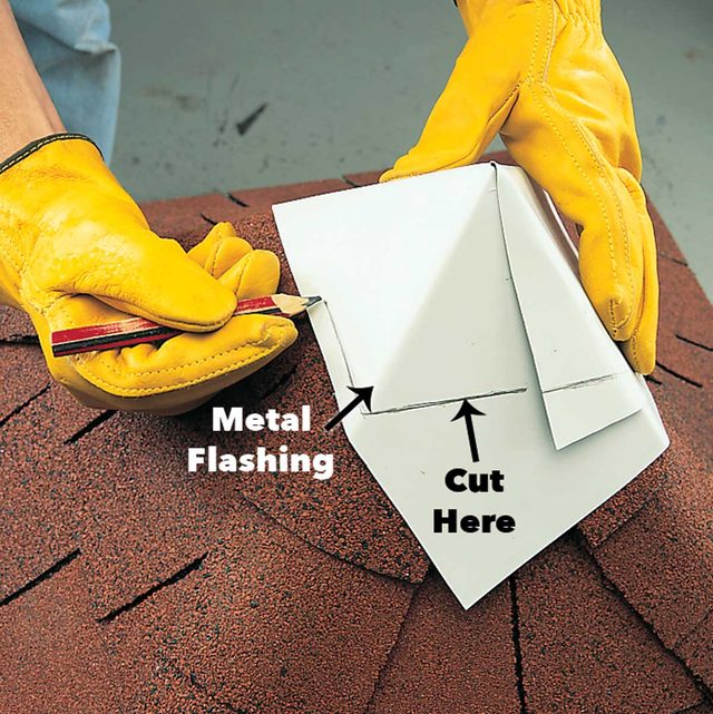 Cap the roof with flashing cupola