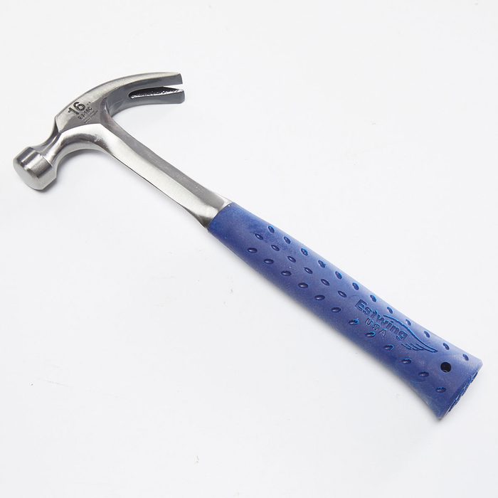 A steel-handled hammer | Construction Pro Tips