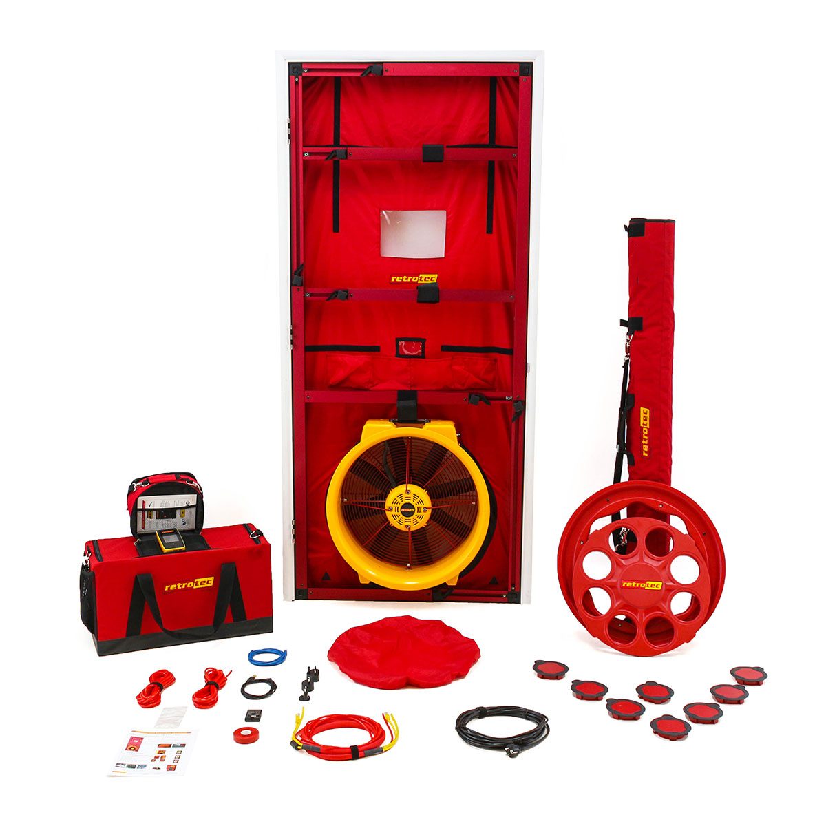 Kit for single-point blower door testing | Construction Pro Tips