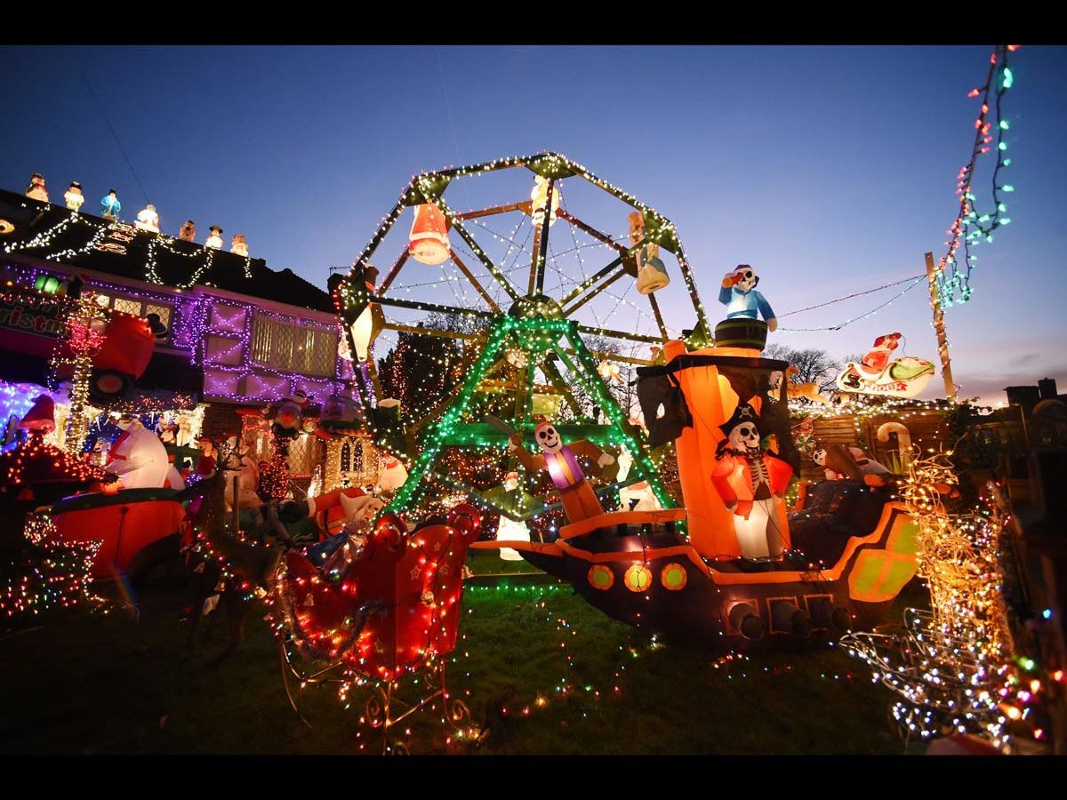 Christmas lights in london