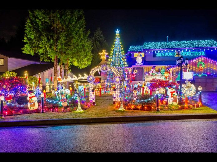 Vancouver awesome Christmas lights