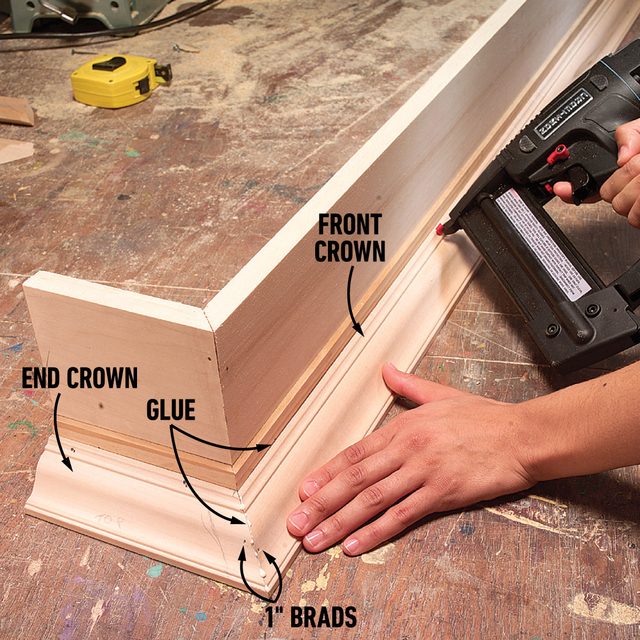 Finish Installing The Crown Molding