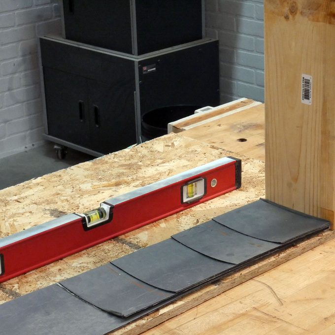 How to get a level door threshold A level and some piece of Ice and Water | Construction Pro Tips